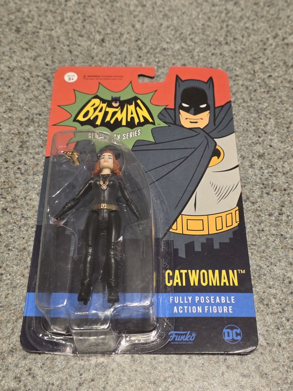 Batman Series Catwoman Fully Poseable Action Figure - Black